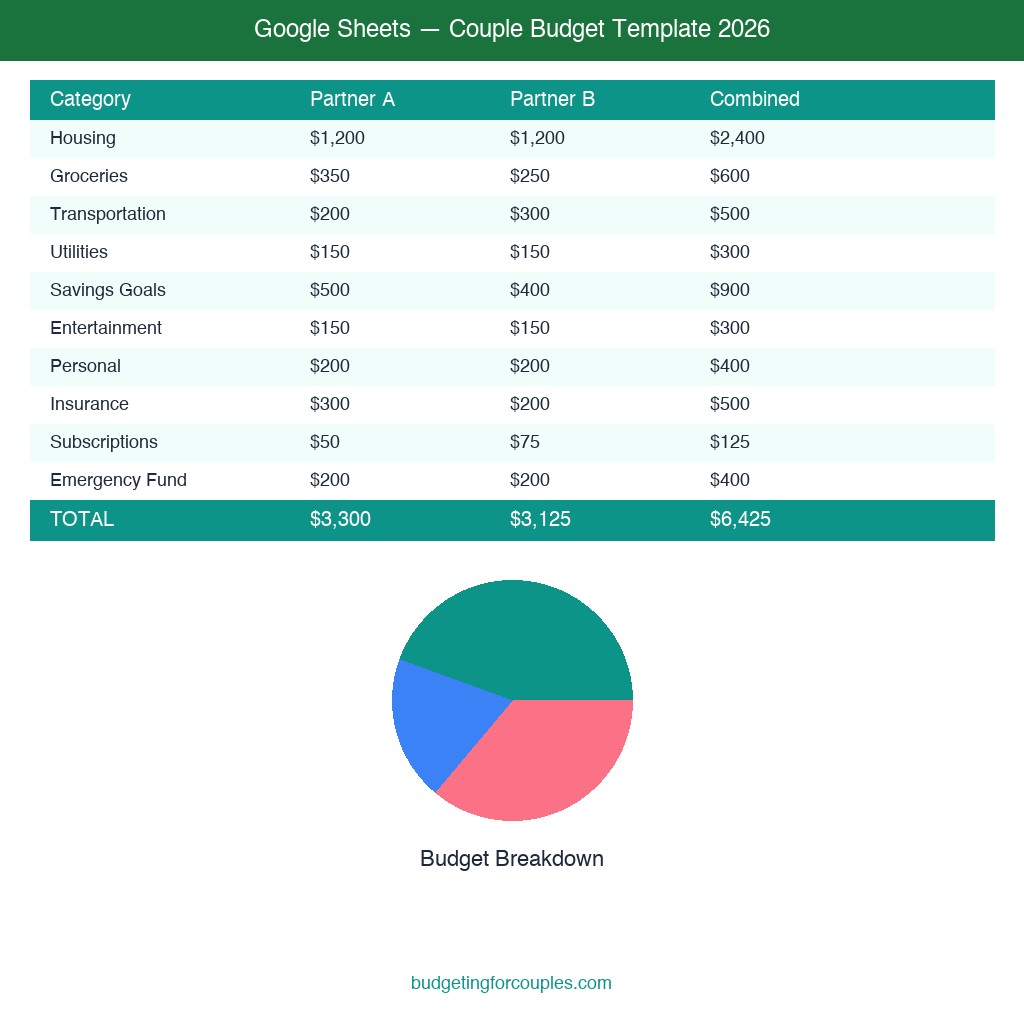 Tiller Foundation Template for Google Sheets