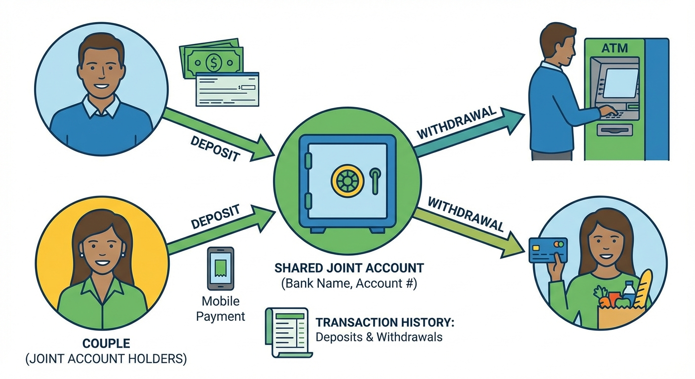 Joint Bank Account vs Separate: What Works Best for Couples: infographic image for The Three Main Approaches