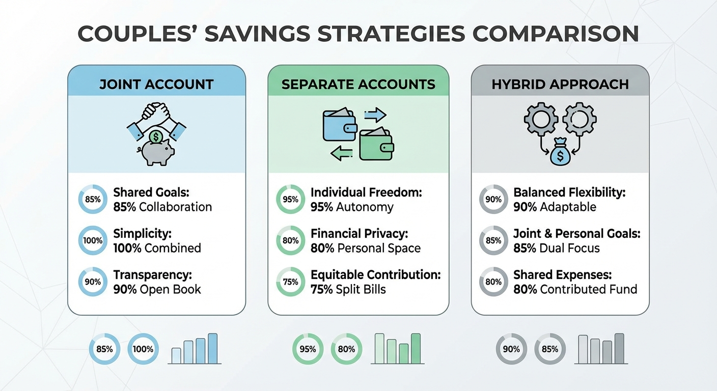 Financial goal tracker whiteboard for couples