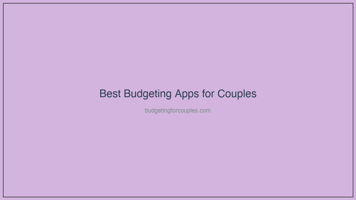 Two smartphones displaying budgeting app dashboards for couples