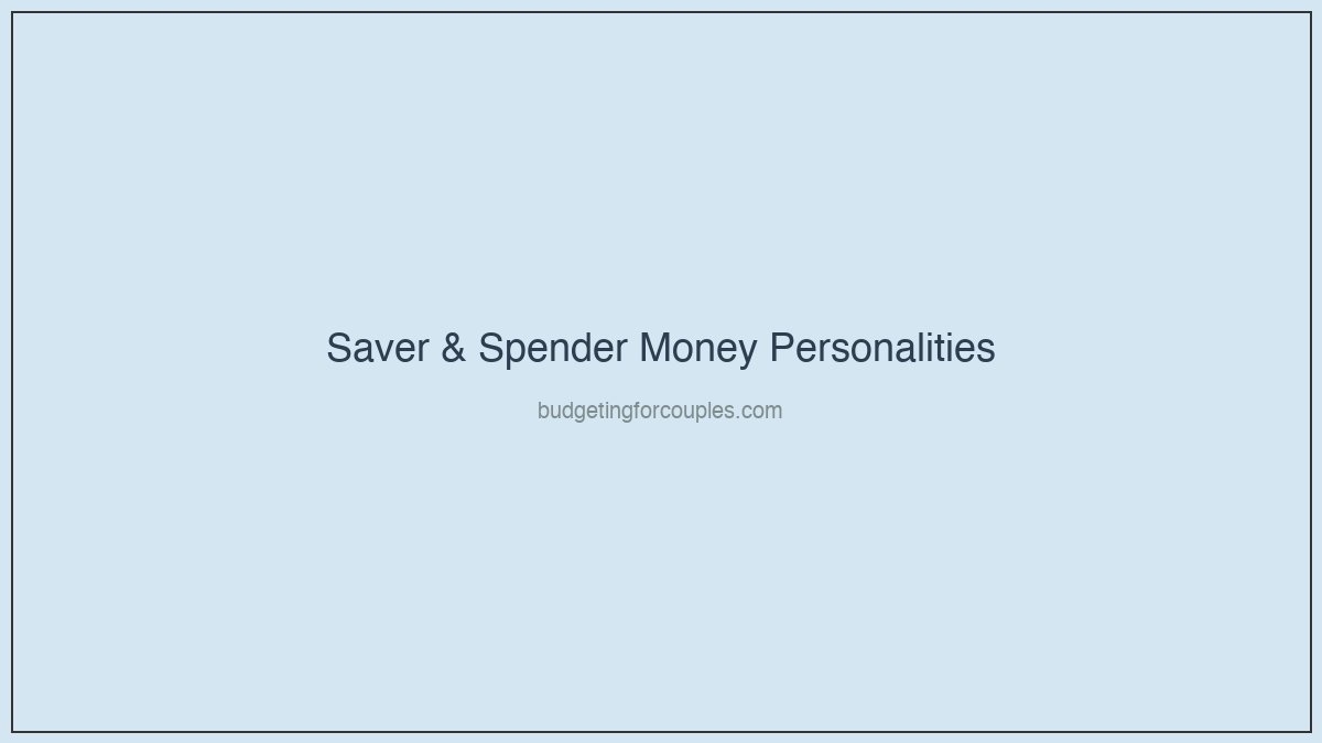 Illustration of saver and spender money personalities connected by partnership